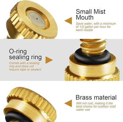 KUWAN 30pcs Brass Misting Nozzles - Image 3