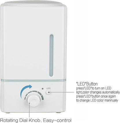 EcoGecko Large Capacity 1.5L Aromatherapy Essential Oil Diffuser and Humidifier - Image 4