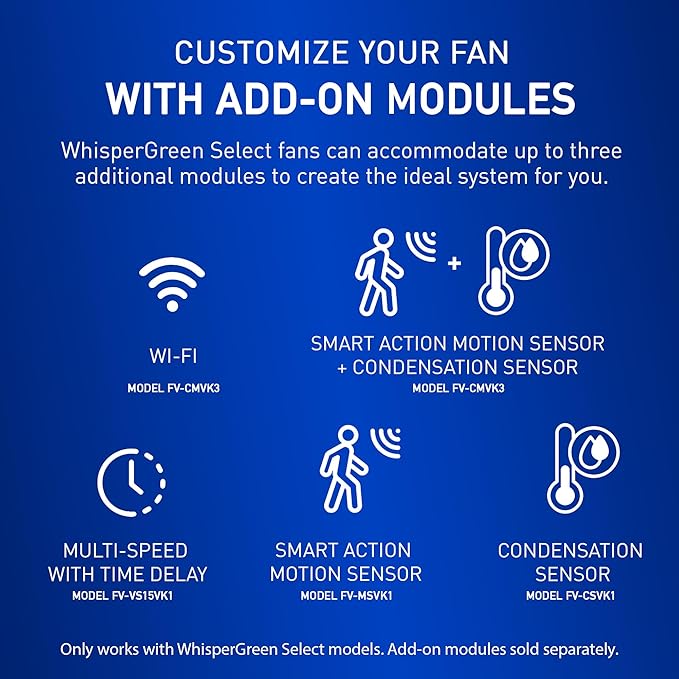 Panasonic WhisperGreen Select Ceiling Mount Exhaust Fan, Customizable, - Image 4