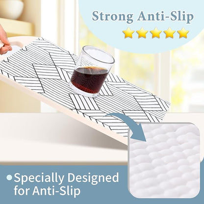 Shelf Liners for Kitchen Cabinets 17in x 20FT, Non Adhesive Cabinet Liner - Image 2