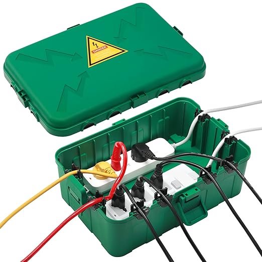Hrensaw Large Outdoor Electrical Box, IP54 Waterproof Outdoor Outlet Covers by Hrensaw