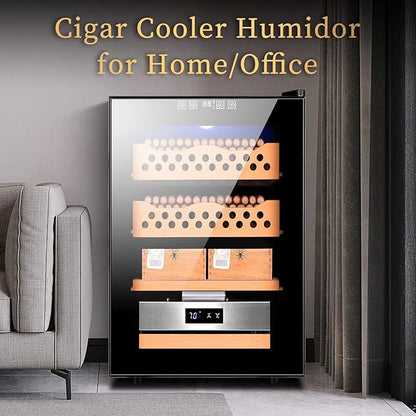 Electronic 50L Cigar Cooler Humidor, Built-in Humidification System - Image 7