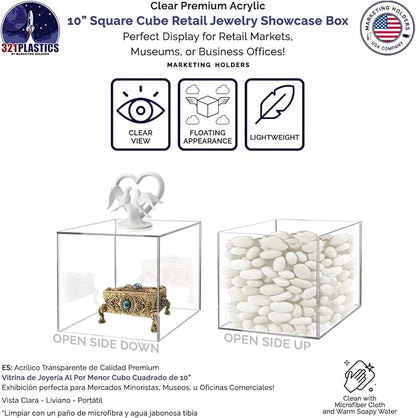 Marketing Holders 10" Acrylic Display Riser Box - Image 3