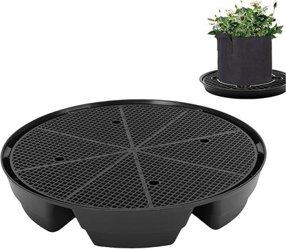 GOWENIC 4Pcs Self Watering Fabric Pot Base, Auto Irrigation System Plant Saucer - Image 3