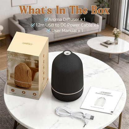 Essential Oil Diffuser, 100ml Aromatherapy Diffuser, Mini Ultrasonic Diffuser - Image 8