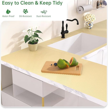 Shelf and Drawer Liner for Kitchen Cabinet, Non-Adhesive 24in x 360in - Image 4