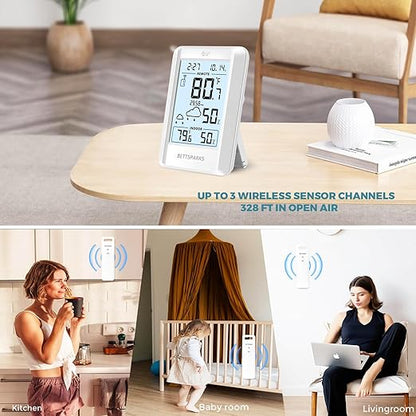 Indoor Outdoor Thermometer Wireless Weather Station - Image 6