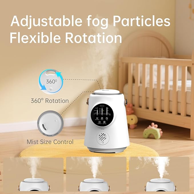 YOGIN Baby Humidifier for Bedroom Nursery – 2.5L Ultrasonic Cool Mist, - Image 2