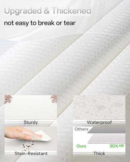 Shelf and Drawer Liner for Kitchen Cabinet, Non-Adhesive 18in x 360in - Image 2