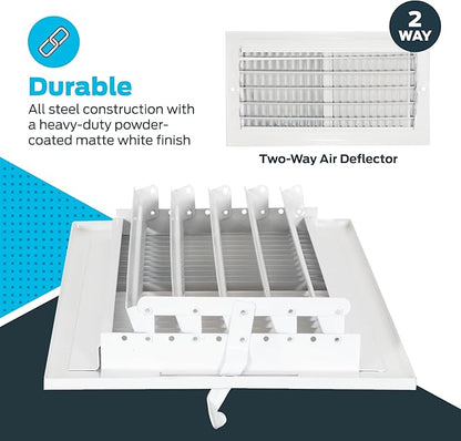 EZ-FLO 12 x 6 Inch Air Vent Cover - Image 5