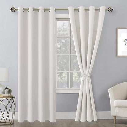 Hiasan Blackout Curtains for Bedroom, 52 x 84 Inches Long - Image 2
