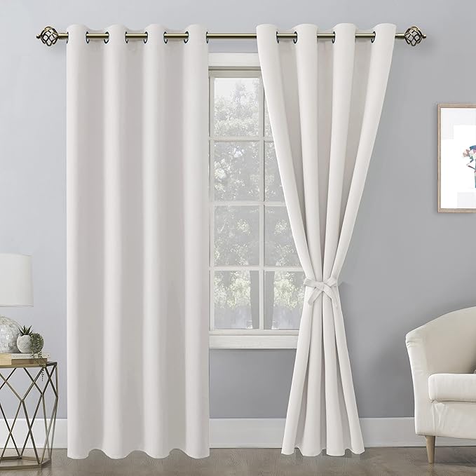 Hiasan Blackout Curtains for Bedroom, 52 x 96 Inches Long - Image 2