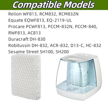 6 PACK WF813 Humidifier Filter Replacement Compatible - Image 3