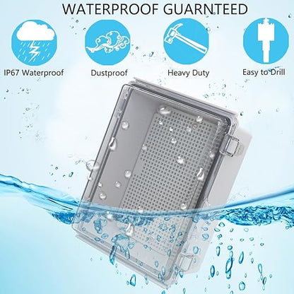 IP67Junction Box, ABS Plastic Outdoor Waterproof Box Electrical Enclosure - Image 2