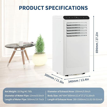 GarveeHome Portable Air Conditioner, 8000 BTU - Image 2