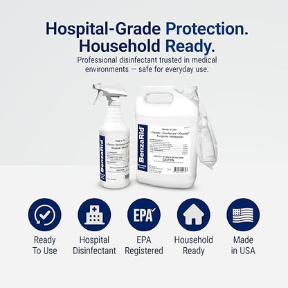 Pro Mold Killer Fungicide Disinfectant including Aspergillus Niger H5N1 Pack | - Image 2