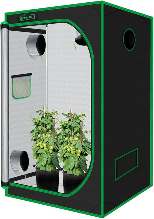 Grow Tent for Plants Indoor 48"x48"x78" Mylar Hydroponic Grow Tents Indoor Grow by GreenHut