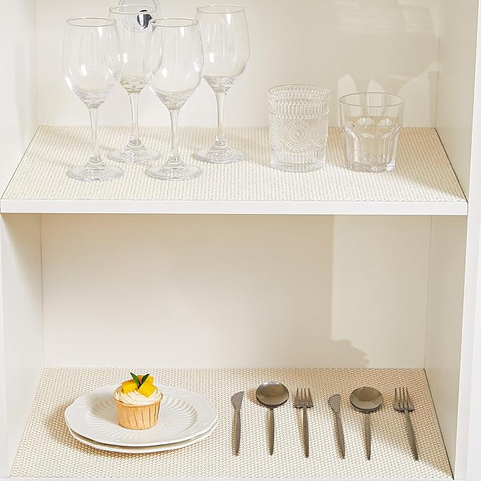 Shelf Liner for Kitchen Cabinet, Drawer Liners Non Slip Non Adhesive Thick Mat - Image 9