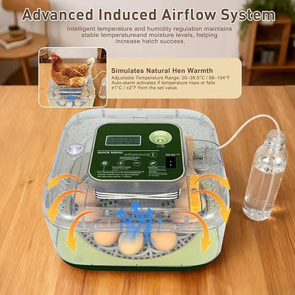 4th Gen – 12 Egg Fully Automatic Incubator, 2026 Upgraded Design, Intelligent - Image 5