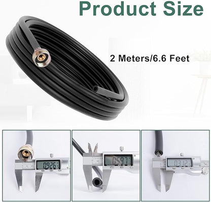 2 M/6.6 FT Dehumidifier Drain Hose 3/4 Inch FHT Connection Brass Thickened - Image 2