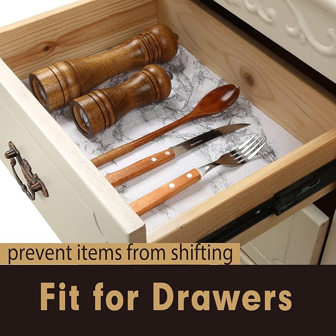 Premium Drawer and Shelf Liner for Cabinet, Non Adhesive Liner for Kitchen - Image 3