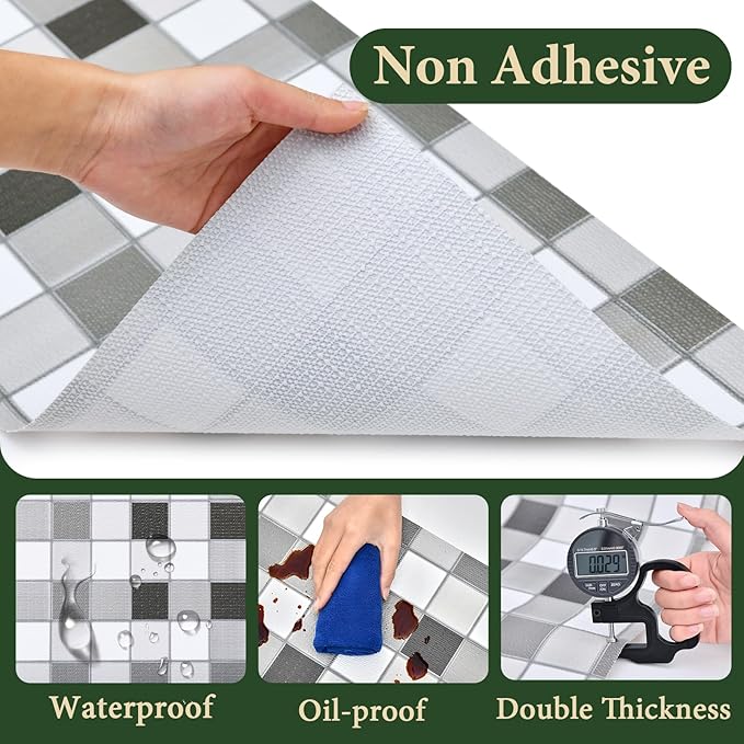 Drawer and Shelf Liner for Kitchen Cabinet: 17 in X 30 Ft Non Slip Waterproof - Image 5