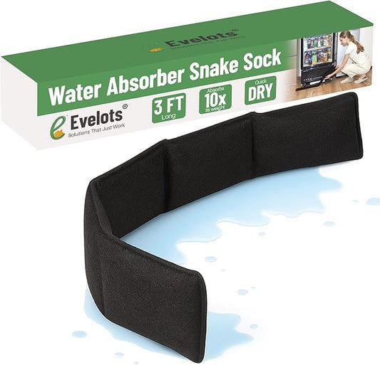 Evelots Water Absorber Snake Sock by Evelots
