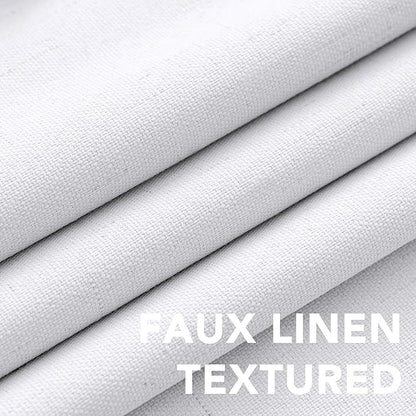 H.VERSAILTEX Linen Curtains 100% Blackout Curtains - Image 4
