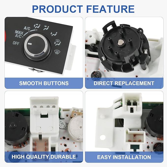 Front A/C Heater Climate Control Module Compatible - Image 5