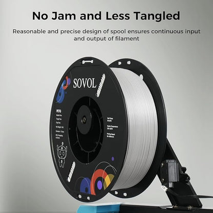 Sovol 3D Printer PETG Filament 1.75mm 1KG, High Precision, Strong Toughness - Image 5