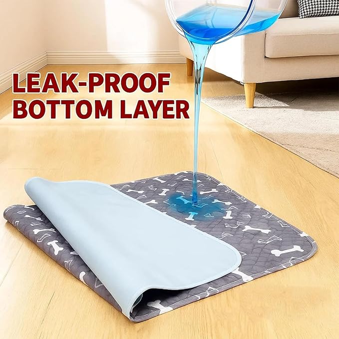 Pee Pads - Fast Absorbent Pet Training Mat, 1 Piece Reusable Washable Absorbent - Image 5