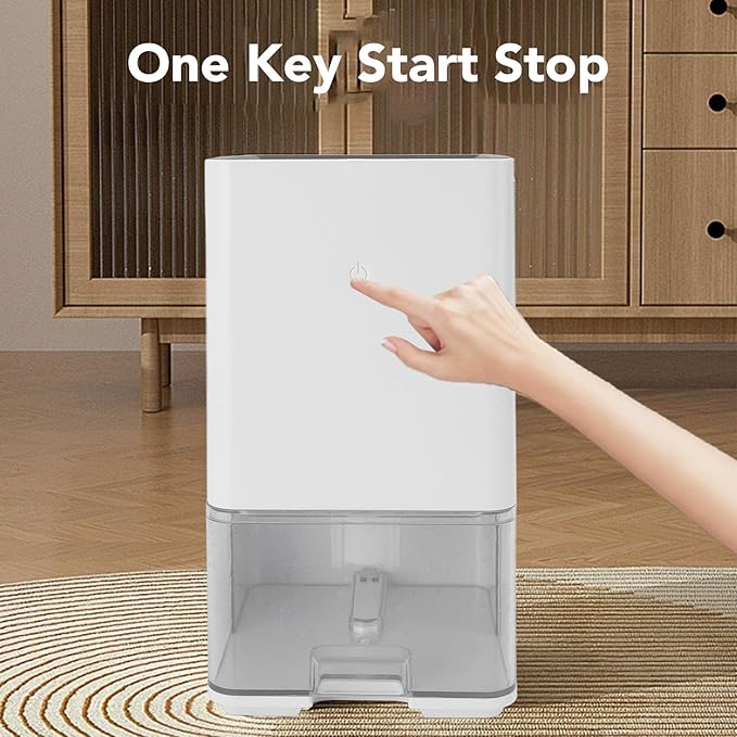 Dehumidifier for Home, 40W 1.2L Water Tank Precise Sensor Auto Stop Dehumidifier - Image 3