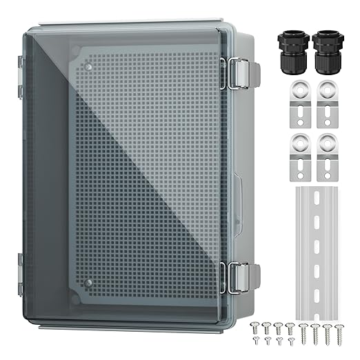 Joinfworld Lockable Outdoor Weatherproof Electrical Box by Joinfworld