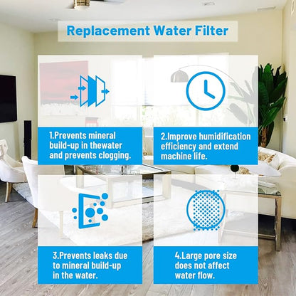 Humidifier Replacement Filters for Levoit Capture Fine Particles in Water Tank - Image 5