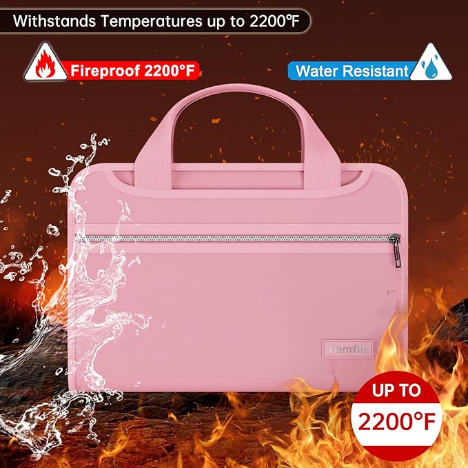 Tamfile Fireproof Accordion File Organizer - Image 6