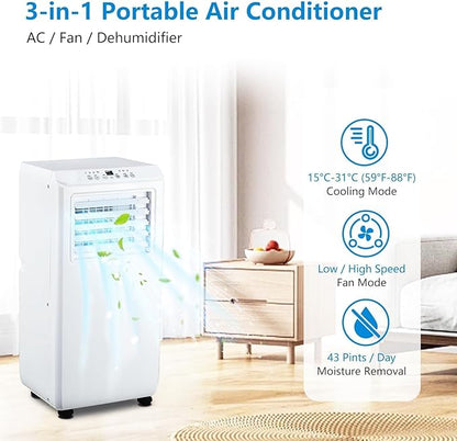 GarveeLife 10000 BTU Portable Air Conditioner, 3-In-1 AC Unit - Image 3