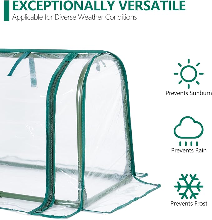 Mini Indoor Greenhouse Tabletop Garden Nursery Plant Cover Tent Humidity Domes - Image 6
