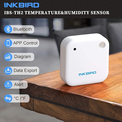 Inkbird Wireless Thermometer Humidity and Temperature Monitor, IBS-TH2 Freezer - Image 2
