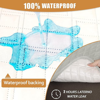 Arfntevss Waterproof Sectional Couch Covers L Shape Washable Velvet Sofa Cover - Image 2