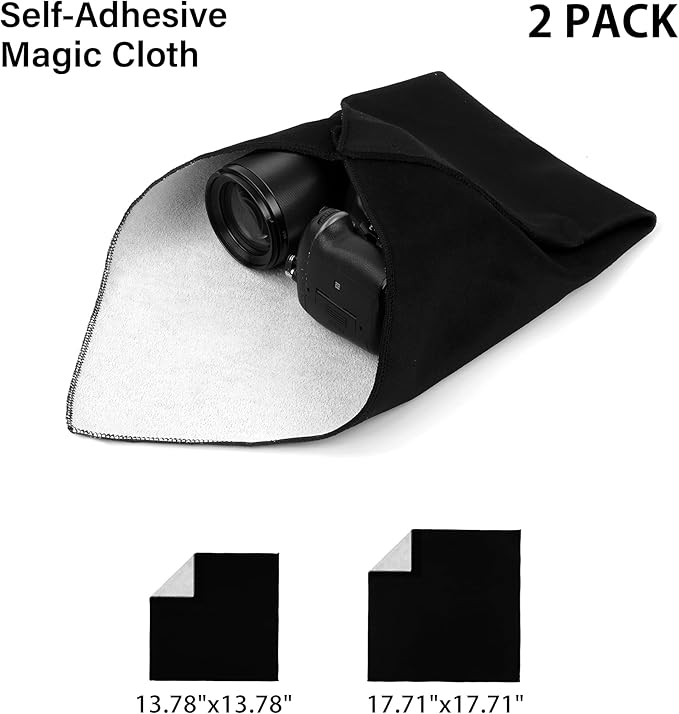 2pcs Pack Protective Camera Wrap, Magic Self-Adhesive Cloth, Anti-scratch - Image 2