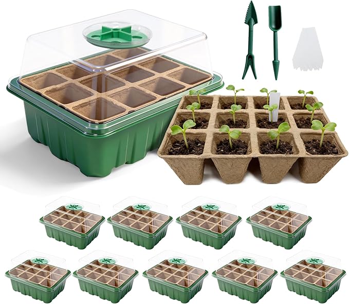Seed Starter Tray Kit 10 Pack, Seed Starting Trays by Unknown
