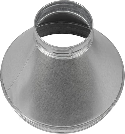 Vent Systems 10" Inch to 4" Inch Duct Reducer – Galvanized Steel HVAC Pipe - Image 9