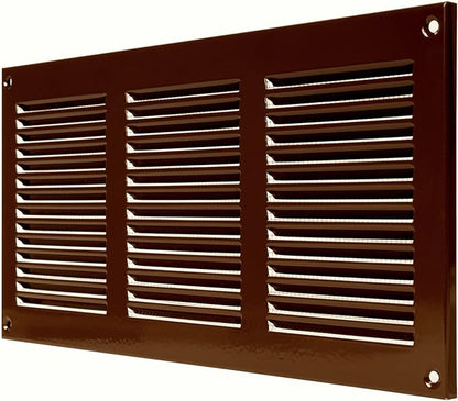 Vent Systems 12" x 6" Inch Scratch Resistant Brown Metal Vent Cover - Image 7