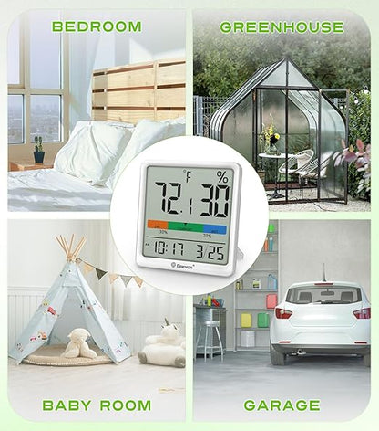Geevon Digital Indoor Thermometer Hygrometer, Wireless Temperature Humidity - Image 8