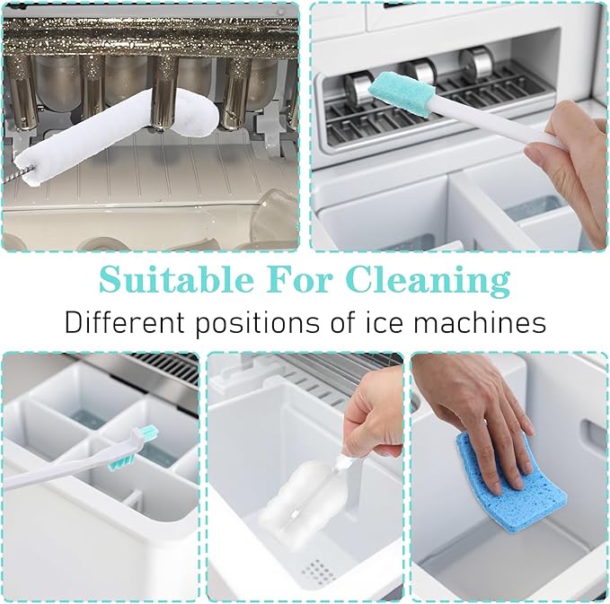 11Pcs Ice Maker Cleaner Brush Sets, Dry Ice Machine Cleaner Tools Accessories - Image 4