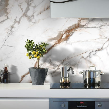 Marble Peel and Stick Waterproof Wall Paneling, Covers 38.75 Sq. Ft. - Image 8