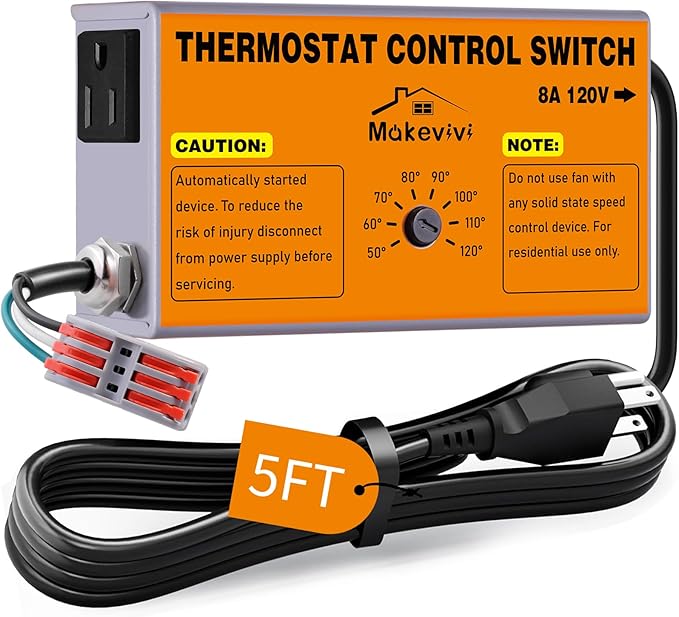 Attic Fan Thermostat-Control: by EasyToOperateLow-CostSolution