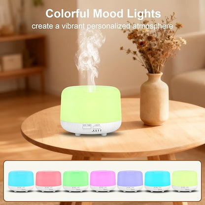 Aromatherapy Diffuser, 300ML Remote Control Essential Oil Diffusers, Ultrasonic - Image 5