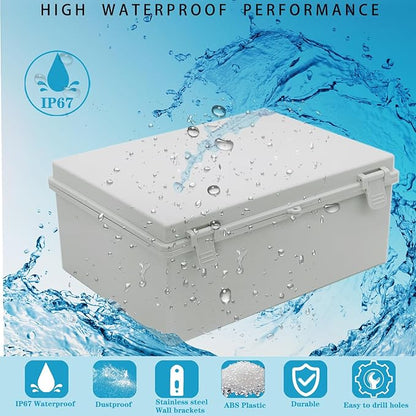 Waterproof Electrical Box with Mounting Plate 390x290x160mm, IP67 Junction Box - Image 2