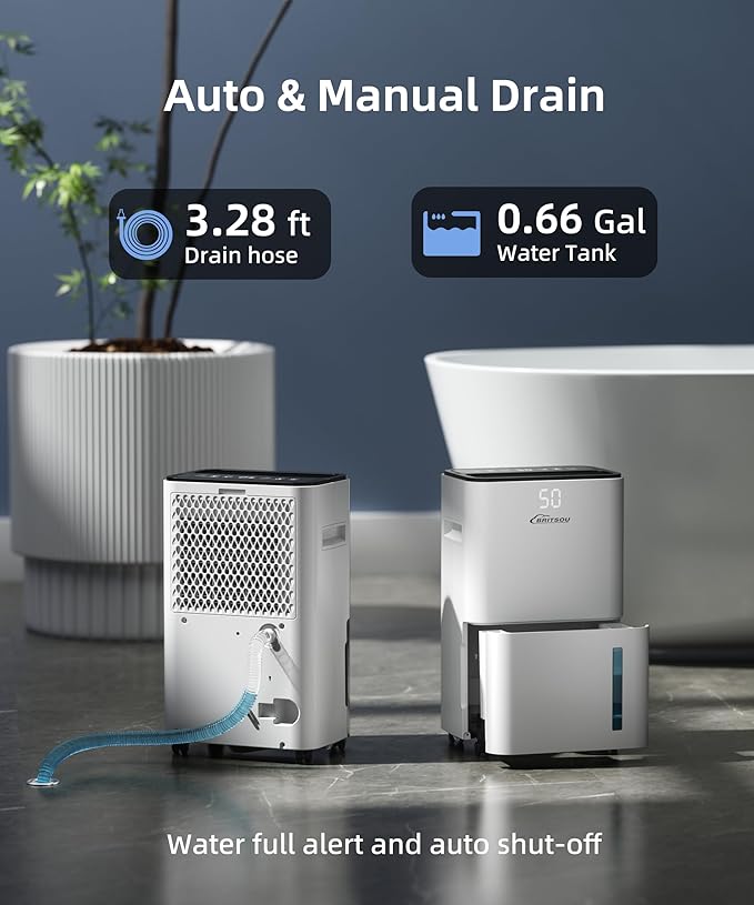 BRITSOU 34 Pint Dehumidifier, Smart Dehumidifiers - Image 5
